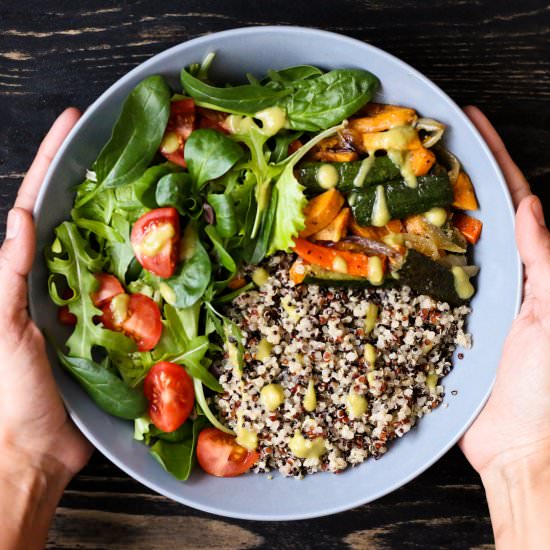 Vegan Quinoa Buddha Bowl - Recipe photo by MyWeekendKitchen