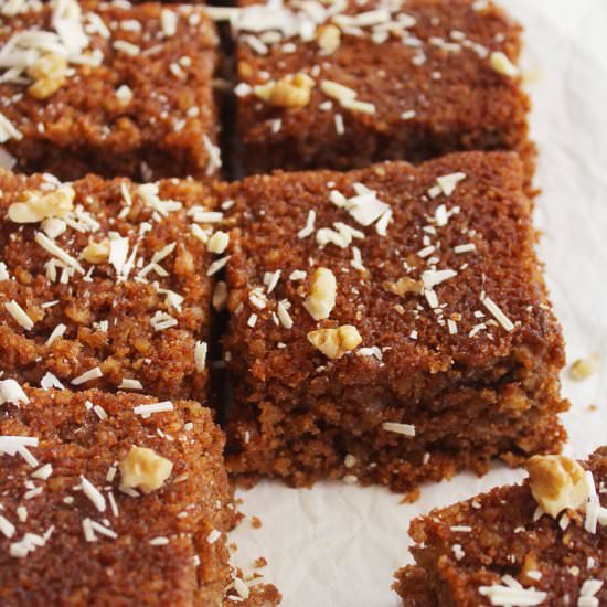 GREEK WALNUT CAKE - Recipe photo by Sylia from 30 Days of Greek Food