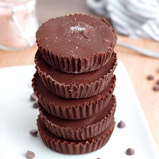 Chocolate Almond Butter Cups - Recipe photo by plant.well