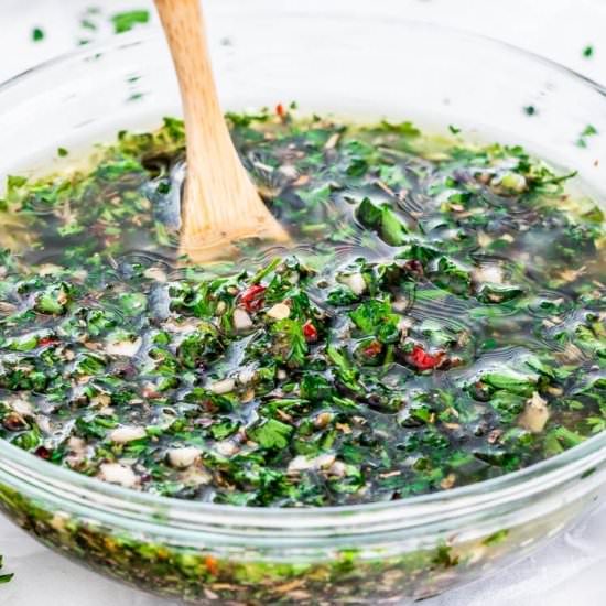 Chimichurri Sauce - Recipe photo by cravinghomecooked