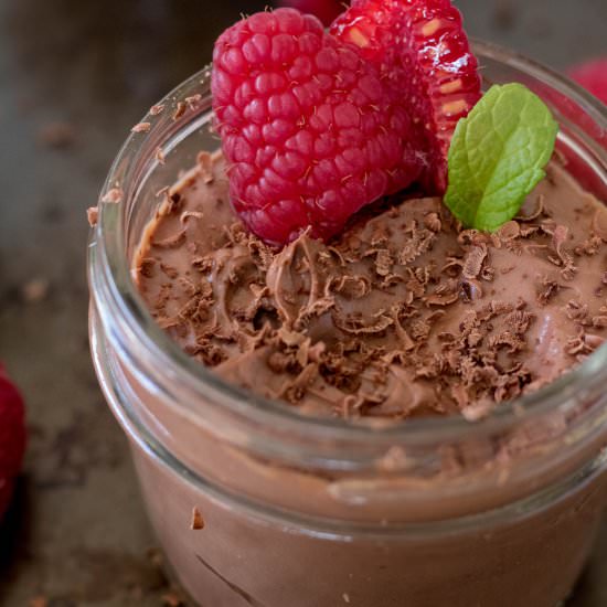 Healthy Chocolate Mousse - Recipe photo by lifestyleofafoodie