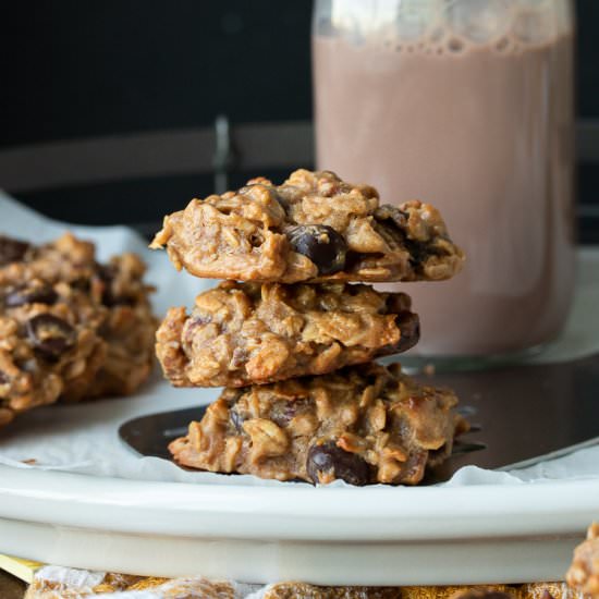 Healthy Chunky Monkey Cookies - Recipe photo by veggiesdontbite