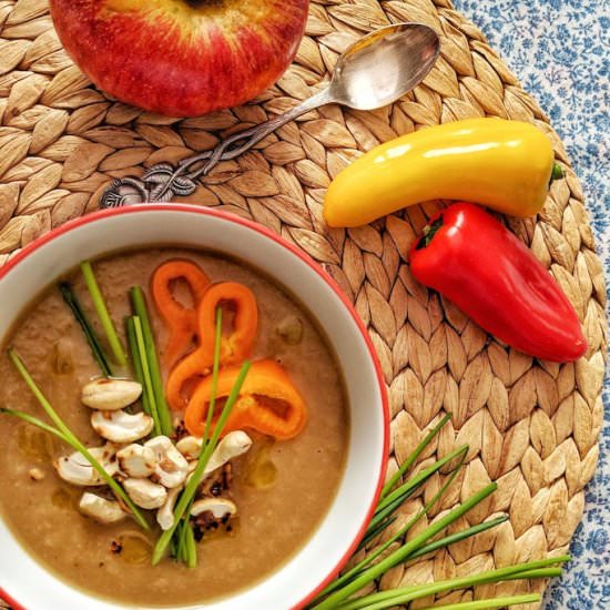 Sweet Apple & Parsnip Soup - Recipe photo by In Love with Bliss