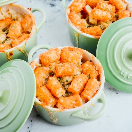 Tator Tot Knoephla Hotdish - Recipe photo by cookingismytherapy