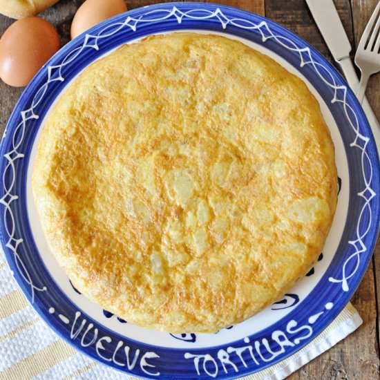 Spanish Tortilla de Patatas - Recipe photo by Spain on a Fork