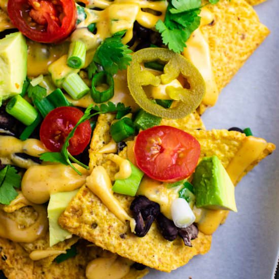 Loaded Veggie Nachos - Recipe photo by buildyourbite