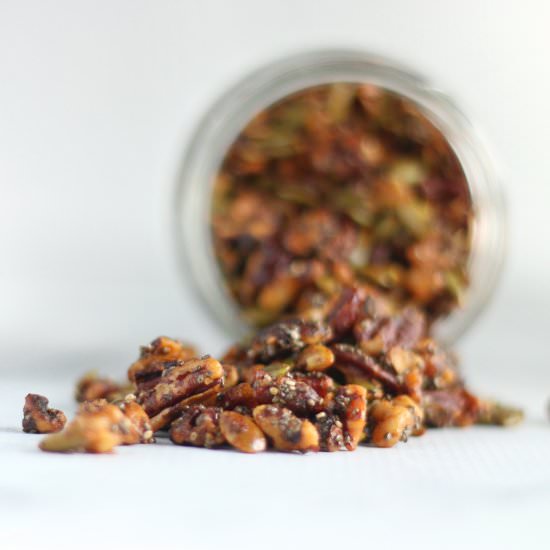 How To Make Keto Trail Mix - Recipe photo by Officially Gluten Free