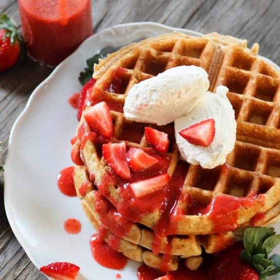 European Whole Grain Waffles - Recipe photo by Welcome2ourTable
