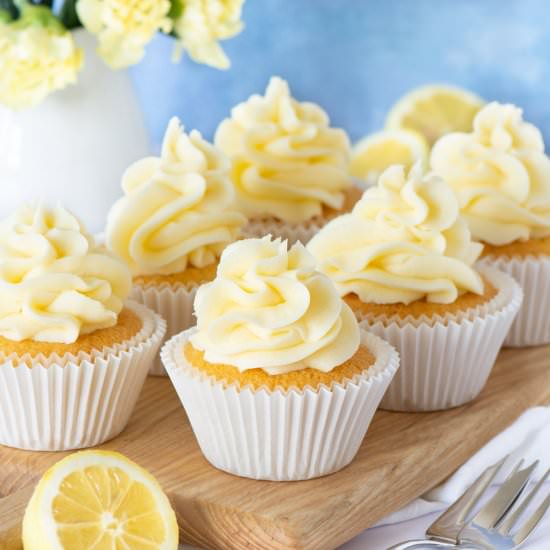 Lemon Cupcakes - Recipe photo by CharlottesLivelyKitchen