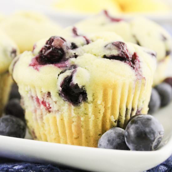 Vegan Blueberry Muffins - Recipe photo by bakingyouhappier