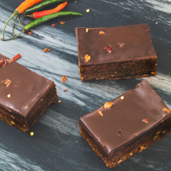 Mayan Brownies - Recipe photo by The Royally Baked
