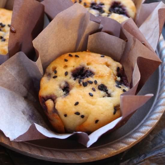 Healthy Lemon Blueberry Muffins - Recipe photo by cinnamonandtoast
