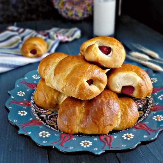 Sausage Roll Soft Bread - Recipe photo by MyHomeDiaryinTurkey