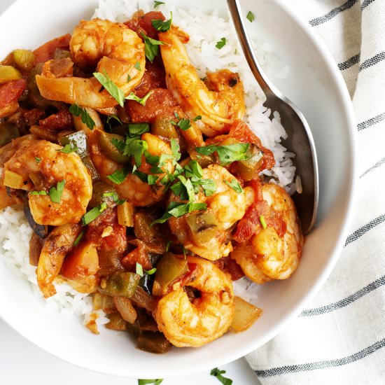 Shrimp Creole - Recipe photo by PinchandSwirl