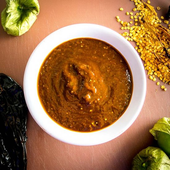 Pasilla Chile Salsa - Recipe photo by MexicanPlease
