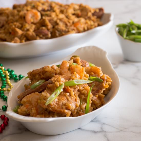 Cajun Jambalaya - Recipe photo by The Salted Pepper