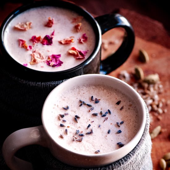 Seed Cycling Moon Milk - Recipe photo by moon and spoon and yum.