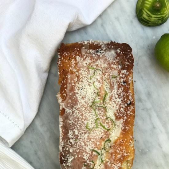 Lime Drizzle Cake with Coconut - Recipe photo by tastebotanical