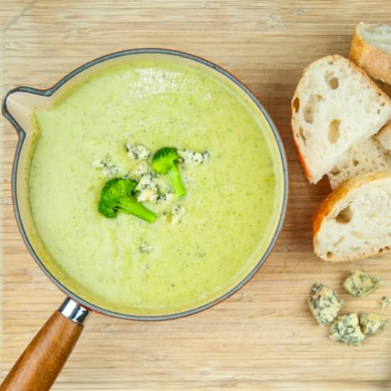 Classic Broccoli and Stilton Soup - Recipe photo by The Yum Yum Club