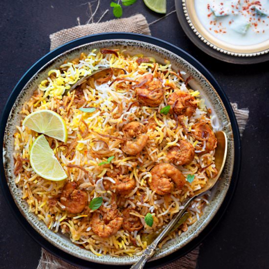 Prawn Biryani - Recipe photo by cubesnjuliennes