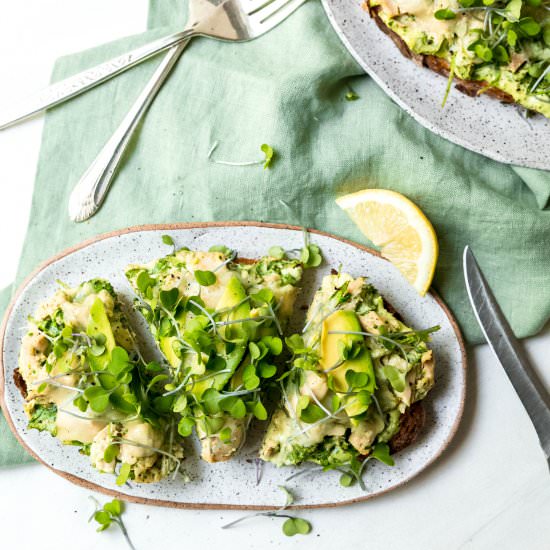 Green Goddess Tuna Melts - Recipe photo by Never Not Hungry