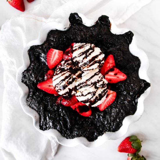 Hot Fudge Pudding Cake - Recipe photo by Domestically Blissful