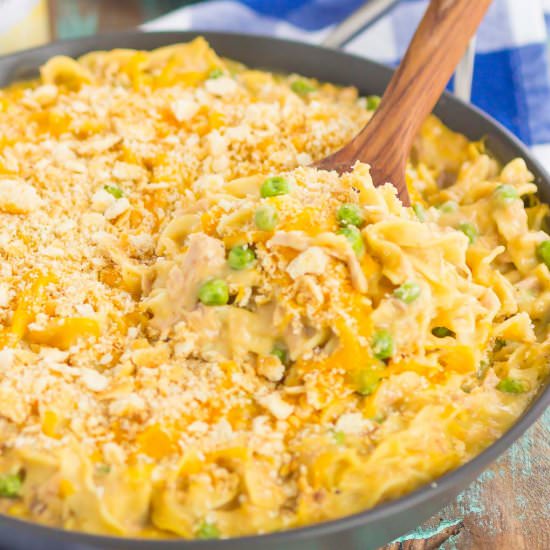 Tuna Skillet Casserole - Recipe photo by pumpkinnspice