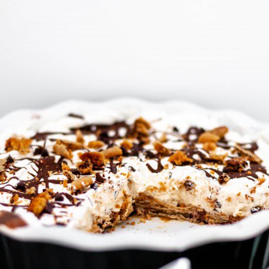 Cookie Dough Ice Cream Pie - Recipe photo by megseverydayindulgence