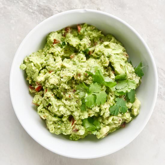 Only Guacamole Recipe You Need - Recipe photo by Fat Girl Happy