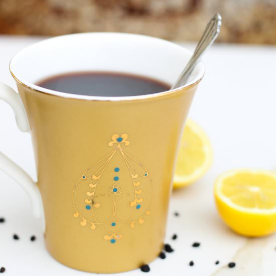 ELDERBERRY TEA RECIPE - Recipe photo by Stylish Cravings