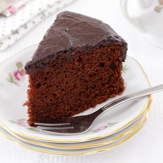Grandma’s Chocolate Cake - Recipe photo by lilcookieblog