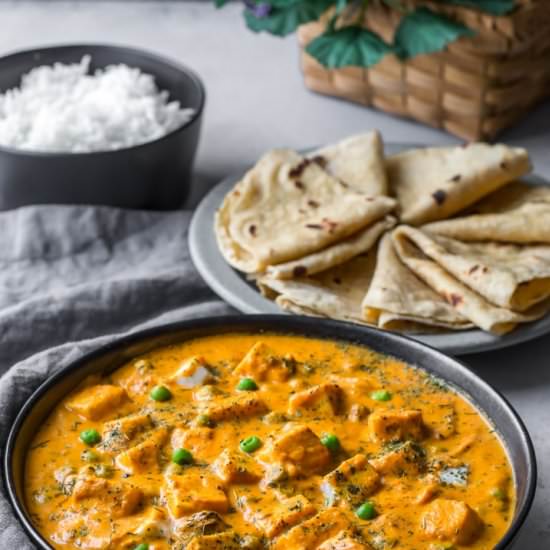 Matar Paneer - Recipe photo by SimmertoSlimmer