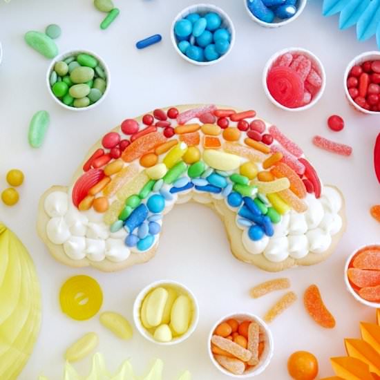 Rainbow Cookie Cake Recipe - Recipe photo by BirdsParty