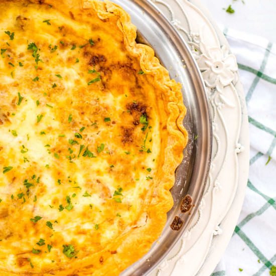 Quiche Lorraine - Recipe photo by FoodFolksandFun