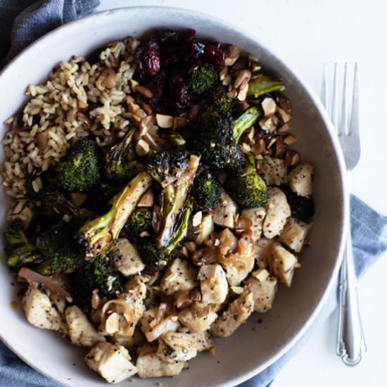 Chicken and Broccoli Bowls - Recipe photo by servingtonight