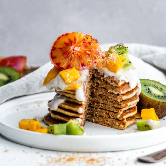 Tropical Coconut Pancakes - Recipe photo by Murielle Banackissa