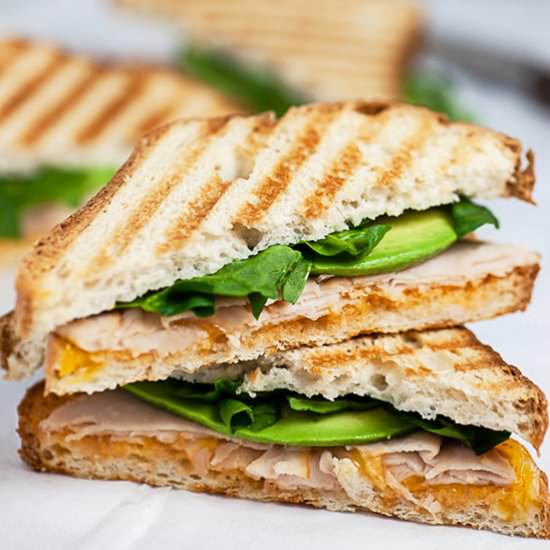 Chipotle Chicken Panini Sandwich - Recipe photo by therusticfoodie