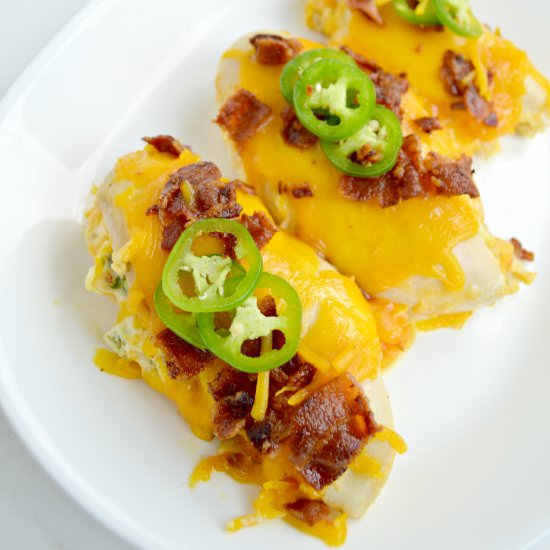 JALAPENO POPPER STUFFED CHICKEN - Recipe photo by Stylish Cravings