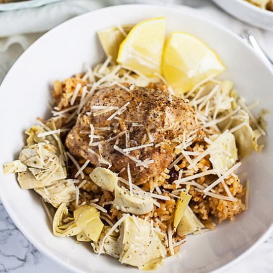 Instant Pot Mediterranean Chicken - Recipe photo by therusticfoodie
