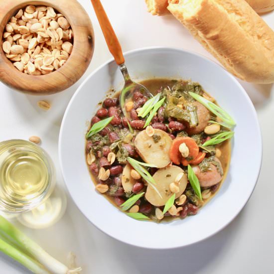 Beans and Greens - Recipe photo by the good eats co