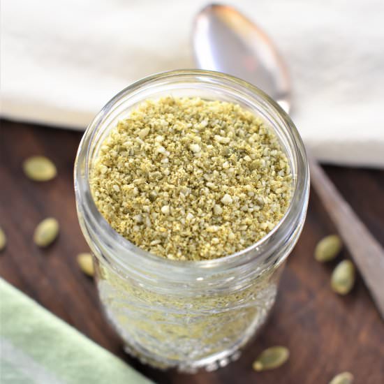 Vegan Parmesan Cheese - Recipe photo by Watch Learn Eat