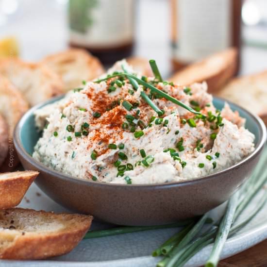 Smoked Trout Dip - Recipe photo by Craft Beering