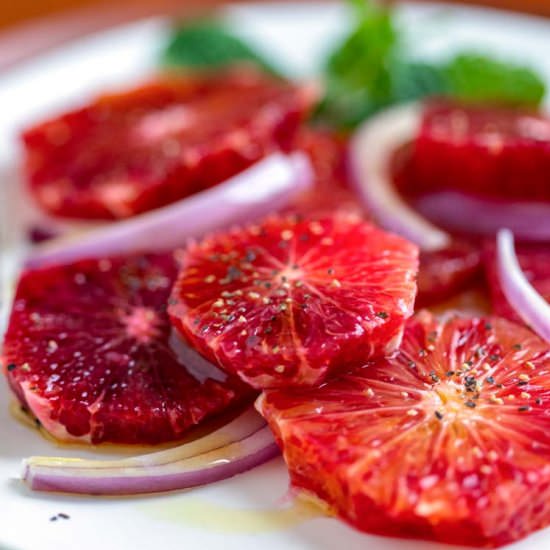 Blood Orange Salad - Recipe photo by keviniscooking