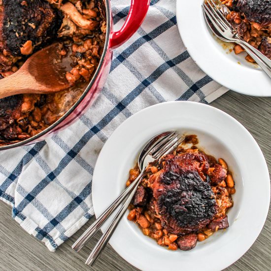 chicken cassoulet - Recipe photo by Allons-Eat