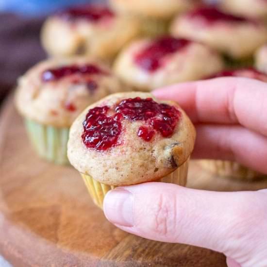 Peanut Butter Banana Muffins - Recipe photo by healthyhappynatalie