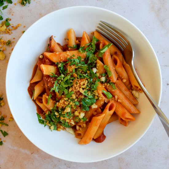 Bloody Mary Penne - Recipe photo by missrachelphipps