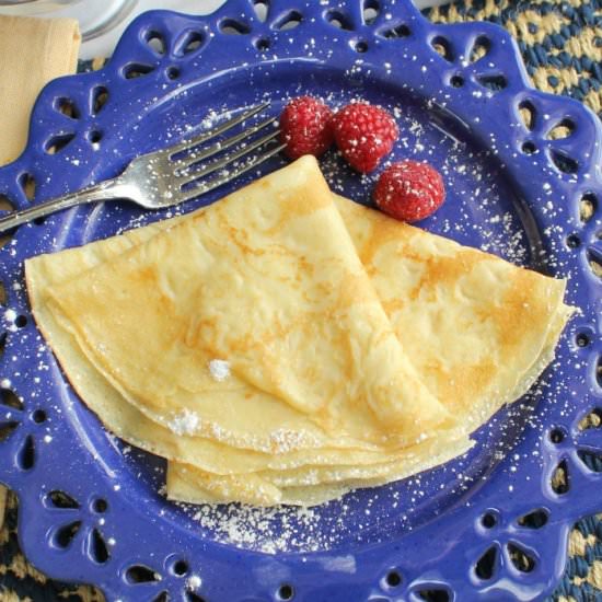 Classic French Crêpe Recipe - Recipe photo by Family Table Treasures