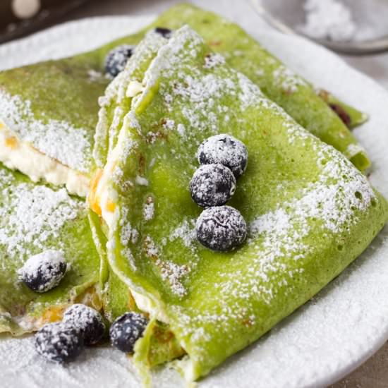 Farmer's Cheese Mango French Crepes - Recipe photo by ilonaspassion