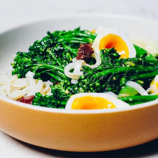 Paleo Broccolini Noodle Salad - Recipe photo by IHeartUmami