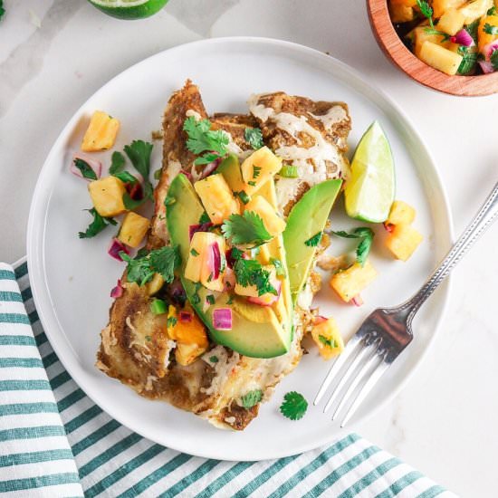Chicken Enchiladas Verdes - Recipe photo by tippsinthekitch